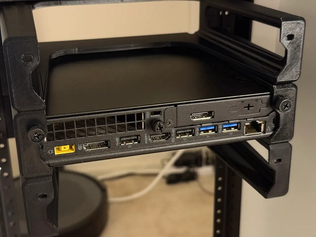 10-дюймовая накладная стойка для Lenovo Thinkcentre m920q (m720q) Tiny