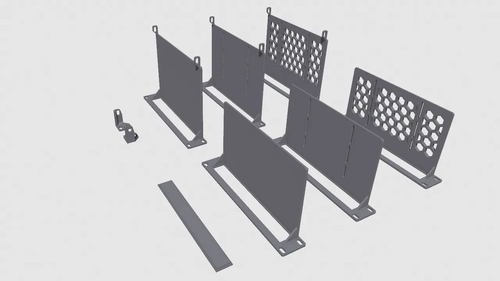 Универсальная полка для 10-дюймовой стойки