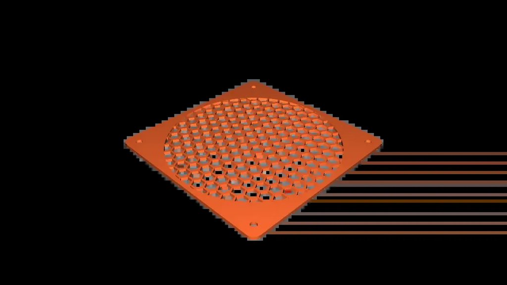 Решетка для вентилятора 120 мм