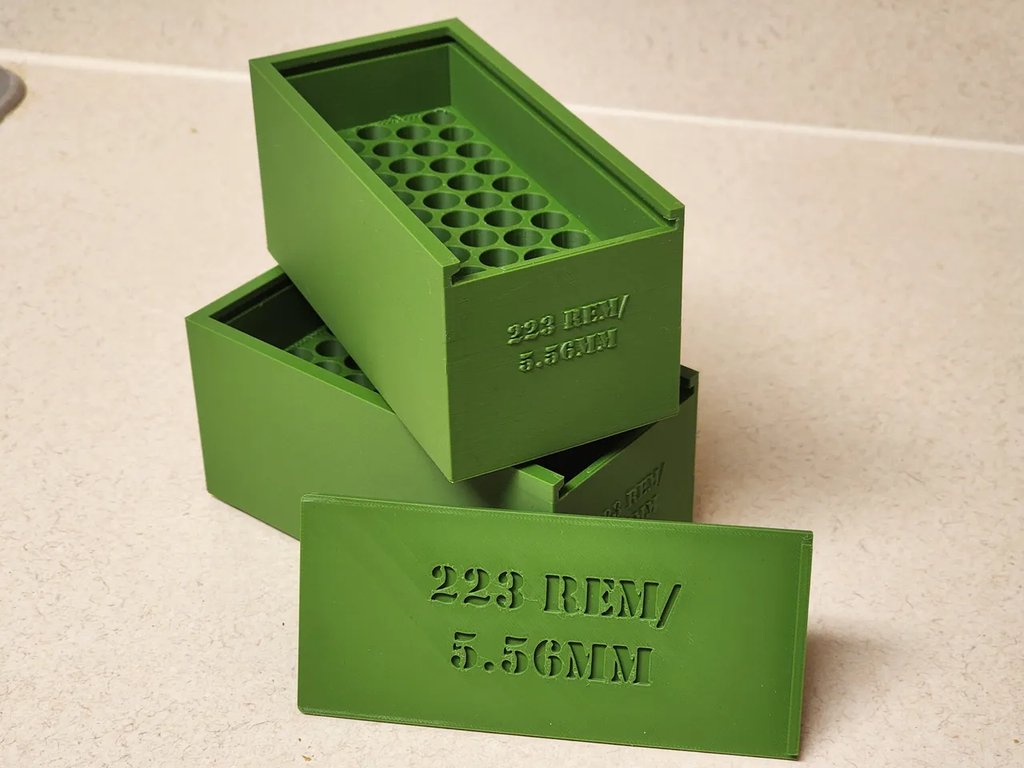 Ящик для патронов 223/5.56 мм (штабелируемый)