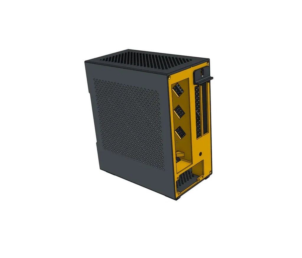 Компактный Mini-ITX корпус 4.7L, простая печать