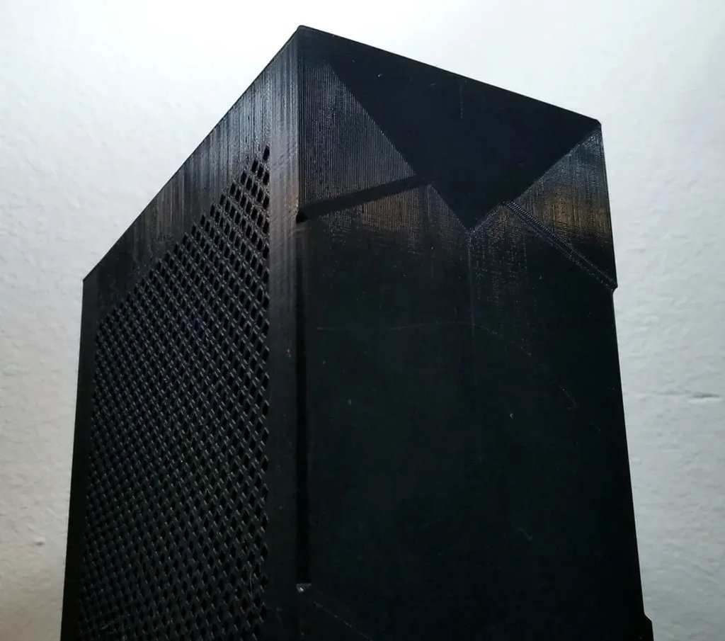 Компактный Mini-ITX корпус 4.7L, простая печать