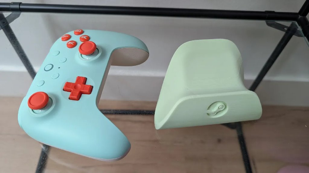 Подставка для контроллера 8bitdo Ultimate 2C с опциональным слотом для адаптера и логотипом Steam