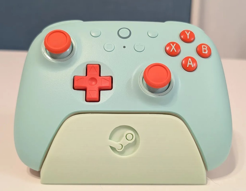 Подставка для контроллера 8bitdo Ultimate 2C с опциональным слотом для адаптера и логотипом Steam