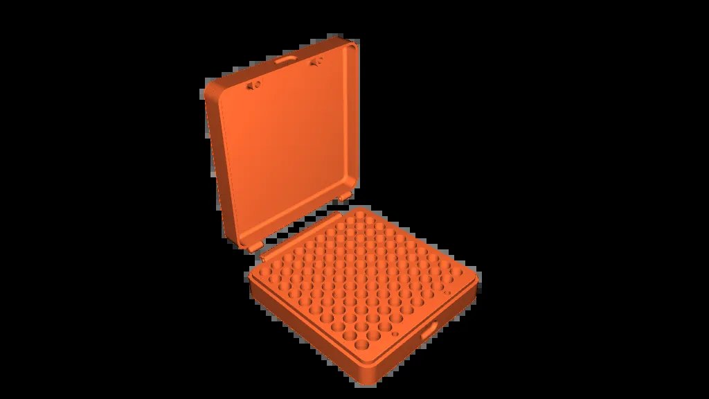 Компактный ящик для патронов 9мм (100 шт)