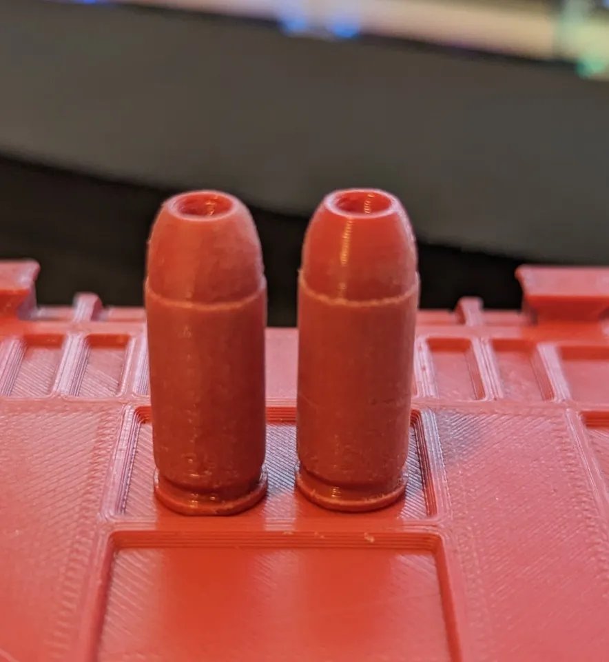 Пустая гильза 9мм с имитацией закругленной пули