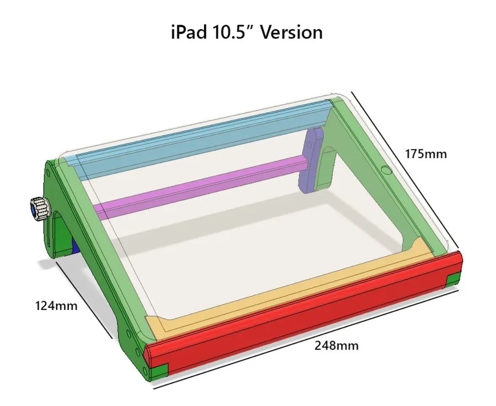 Регулируемая подставка для графического планшета (модульная)