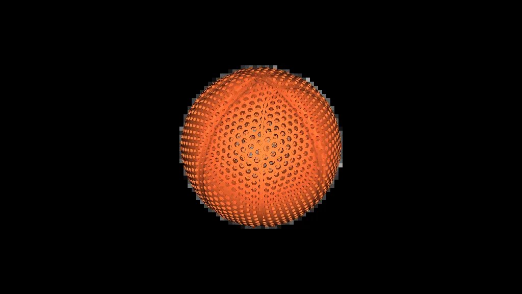 Баскетбольный мяч без воздуха Gen1 (Демонстрационная модель)