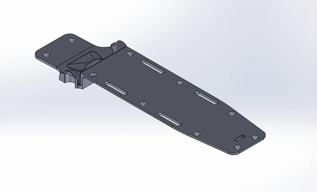 Нож KA-BAR Bowie для страйкбола с ножнами