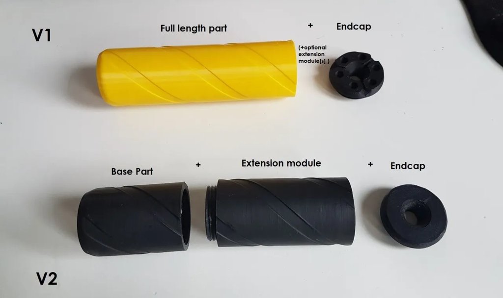Модульный глушитель для страйкбола