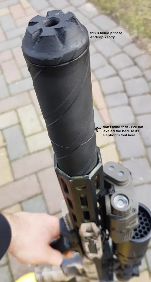 Модульный глушитель для страйкбола