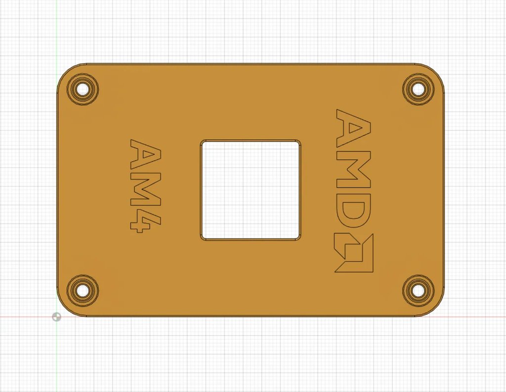 Задняя панель для AMD AM4