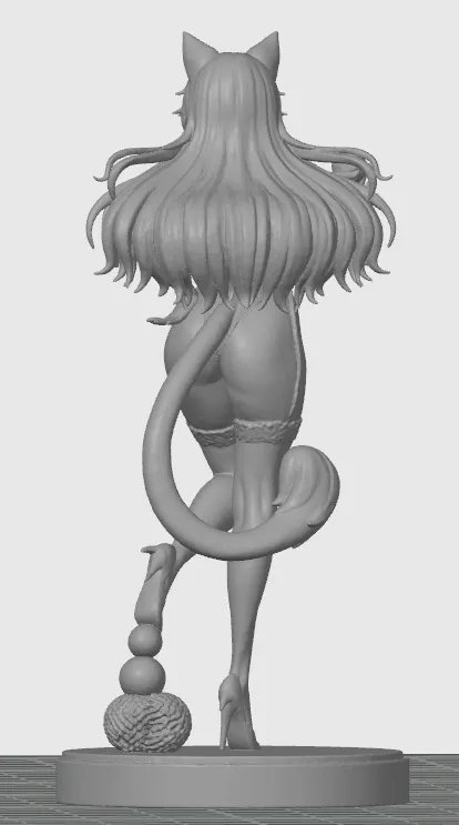 Фигурка аниме кошка-девушка