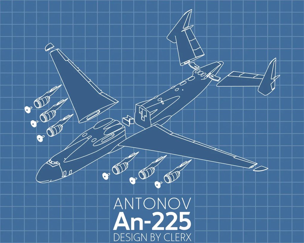Антонов Ан-225 Мрия - 1:200