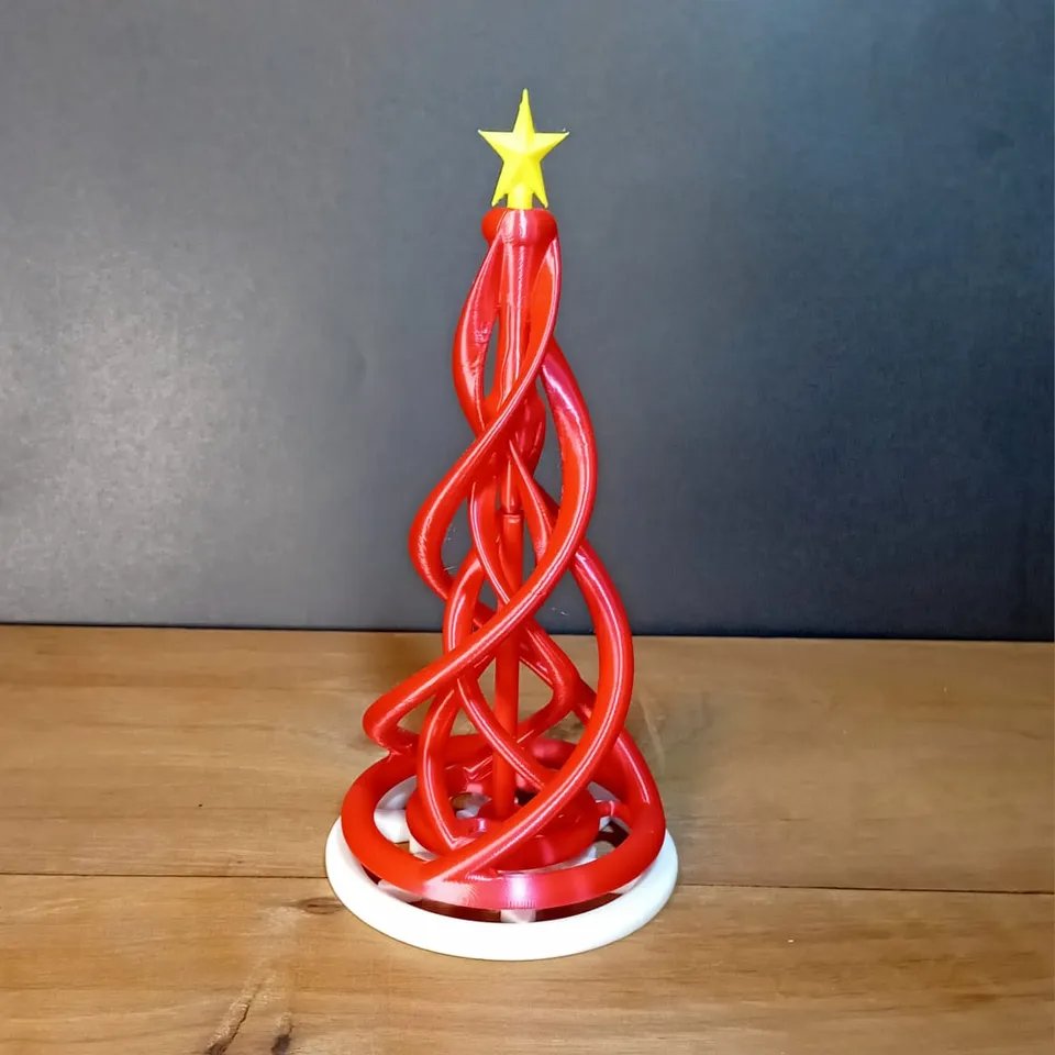 Рождественское дерево - Вращающаяся спираль