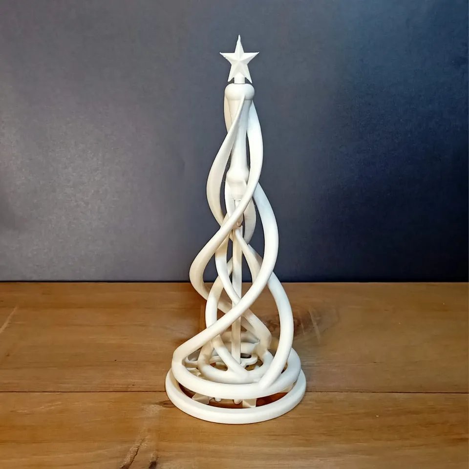 Рождественское дерево - Вращающаяся спираль