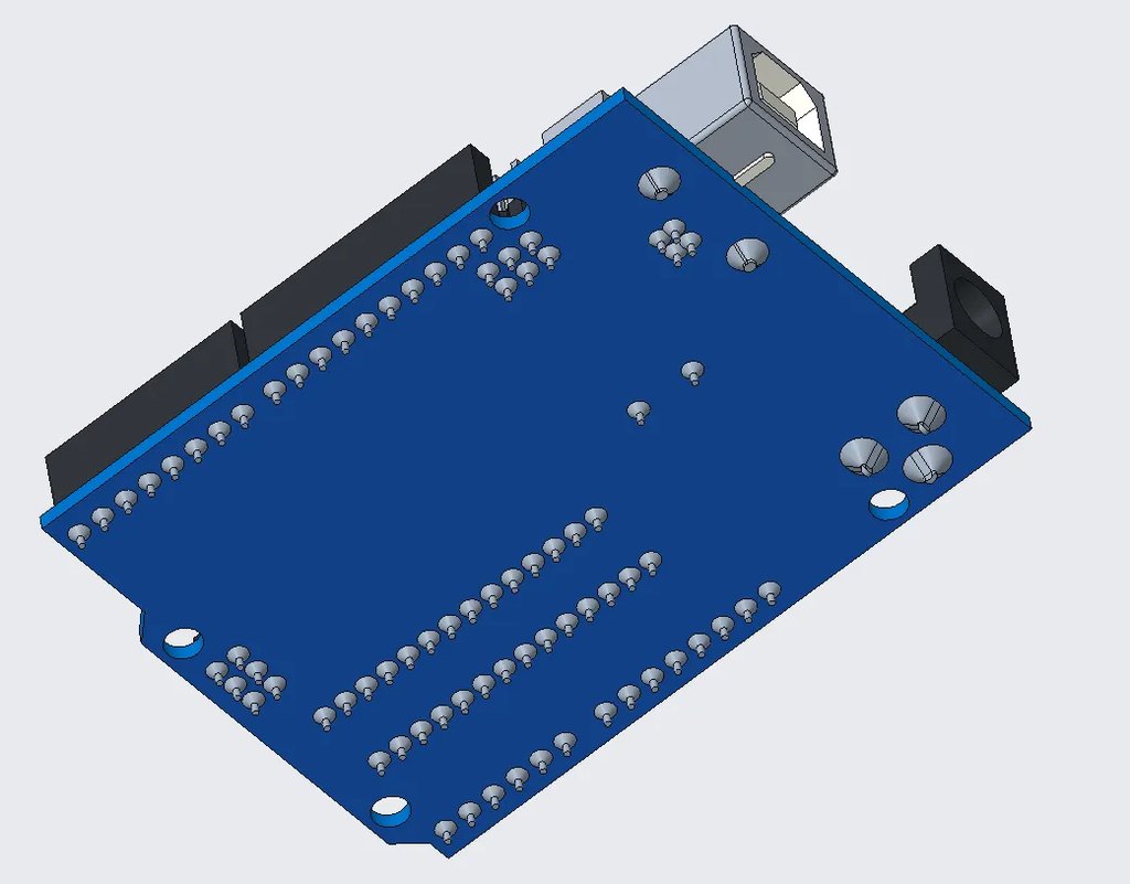 3D Модель Arduino UNO (STP)