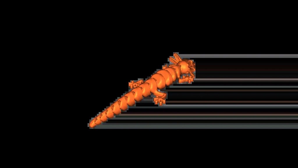 Сочленённый аксолотль - Многоцветный ремикс