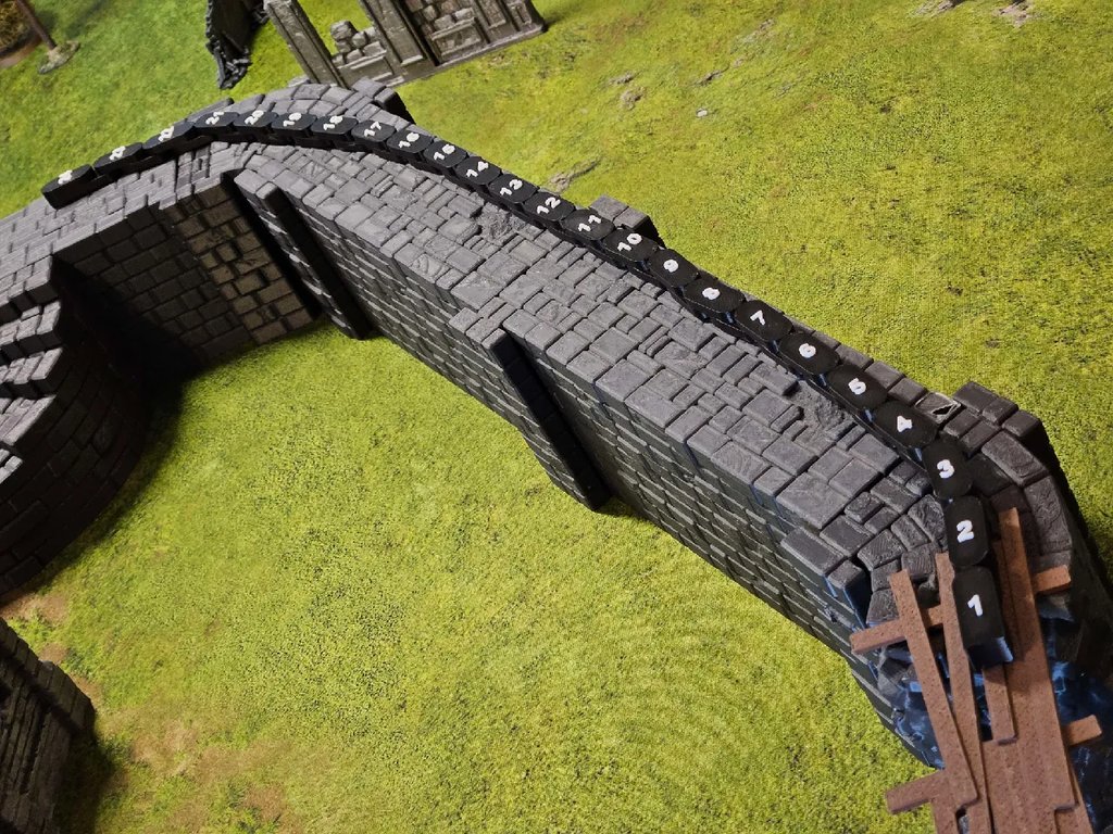 Сочленяемый линейка для 3D-печати - дюймы