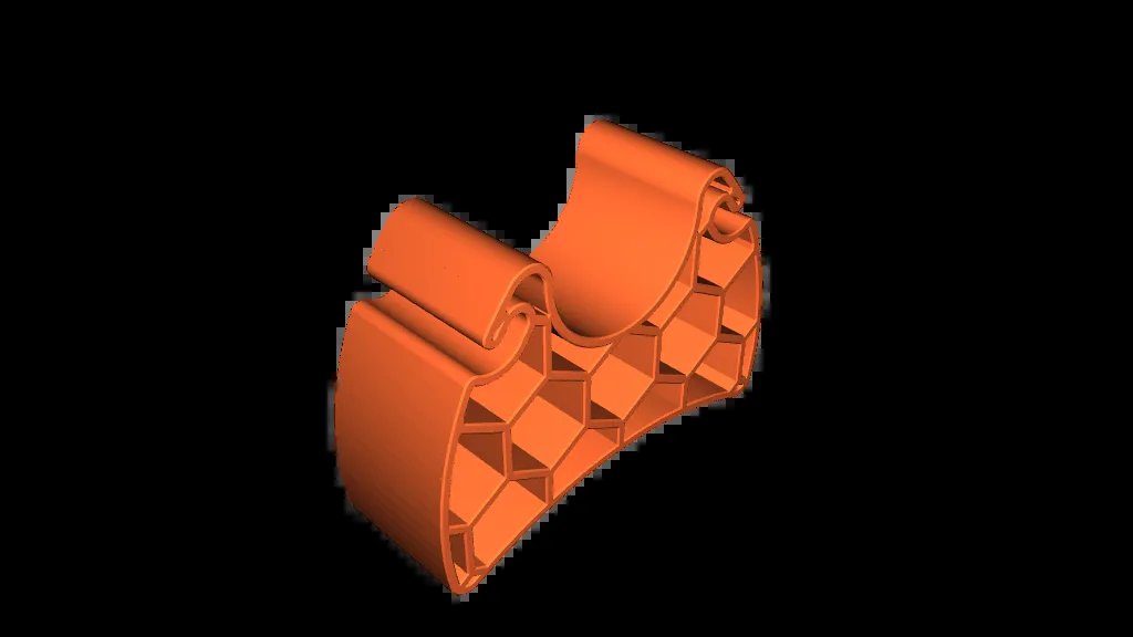 Зажим для руля велосипедной стойки