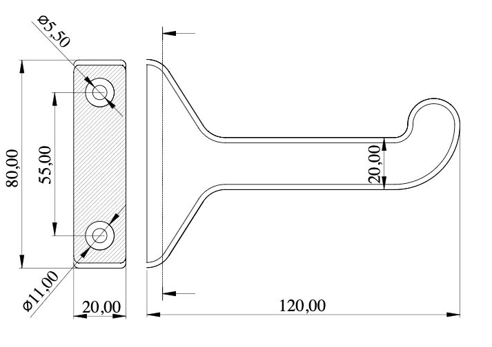 Настенное крепление для велосипедного колеса / Крючок для велосипеда
