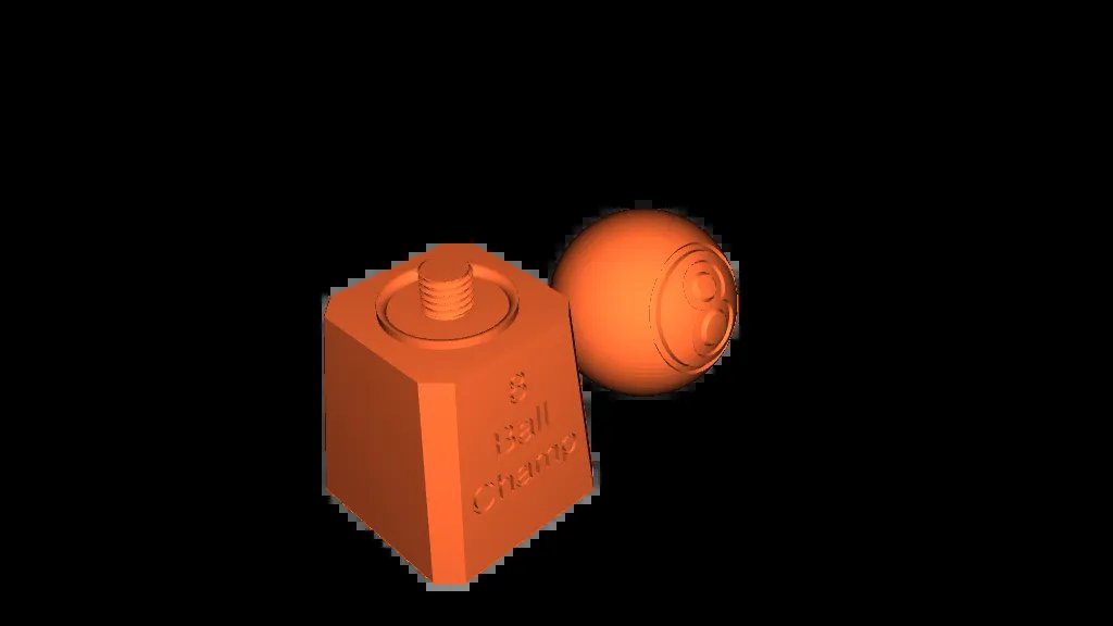 Кубок для бильярда, пула, «Восьмерки» - с возможностью настройки