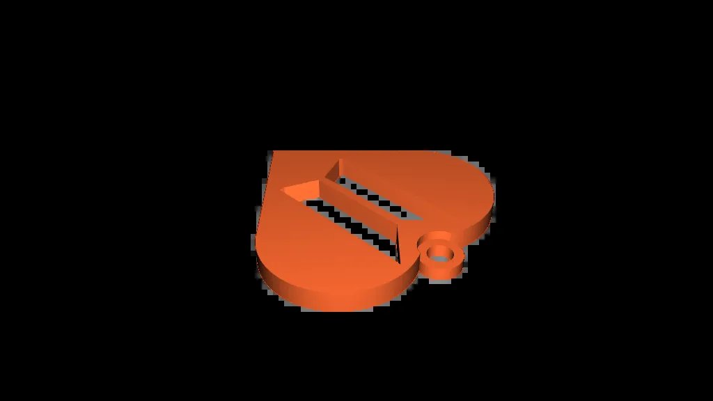 Брелок сердце BTS