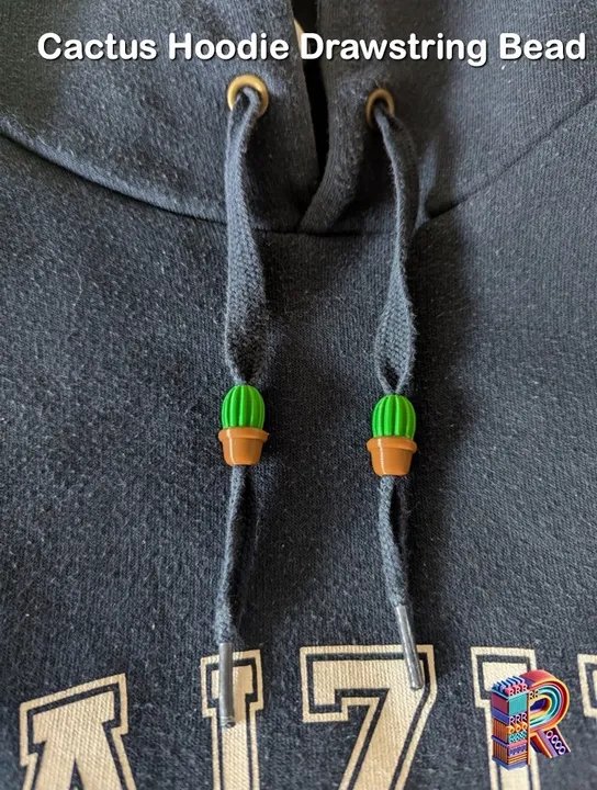 Бусина-кактус для шнурка – капля пустынного очарования!