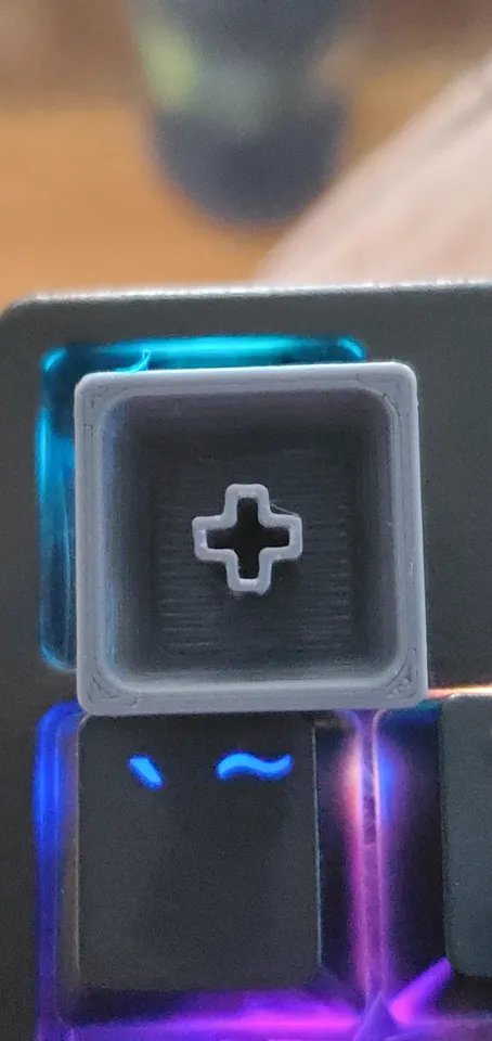 Накладка на клавишу Cherry MX с плоской верхней частью - оптимизирована для FDM