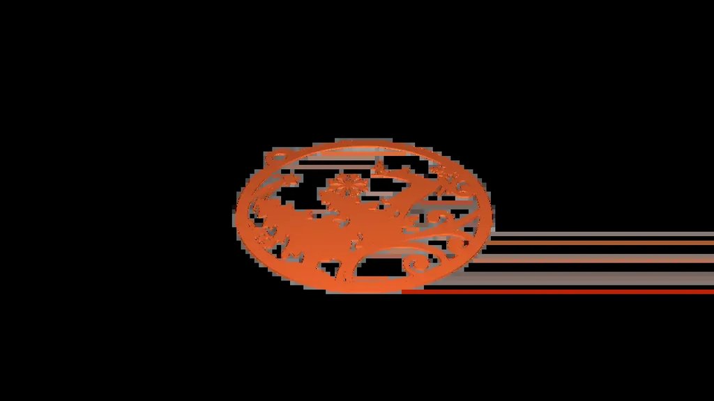 Декор оленя для рождественской елки или стены