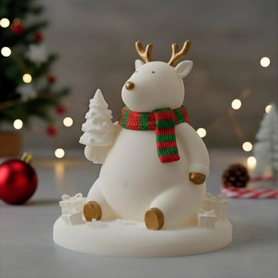 Пухлый олень для праздников