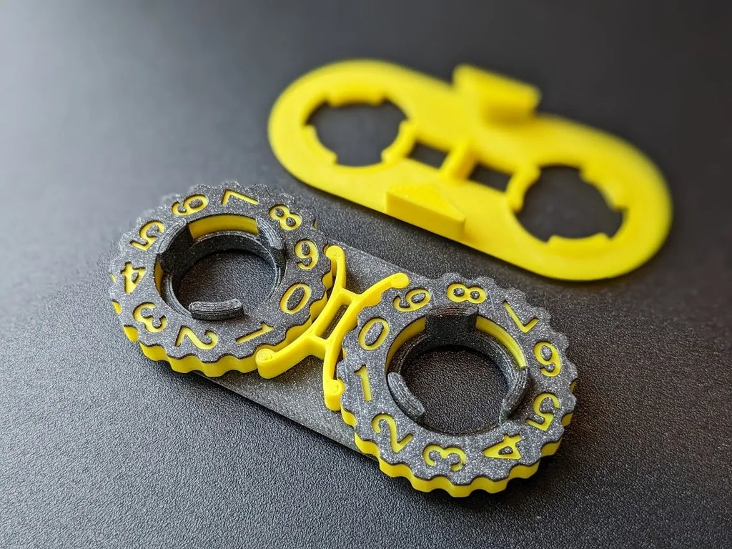 Счетчик с вращающимся механизмом