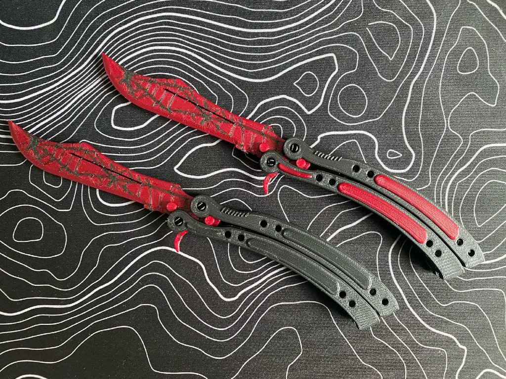 Бабочка-нож Crimson Web из Counter-Strike