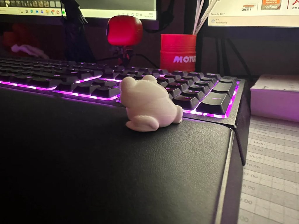 Миниатюрная лягушка – Быстрая печать, фигурка для стола