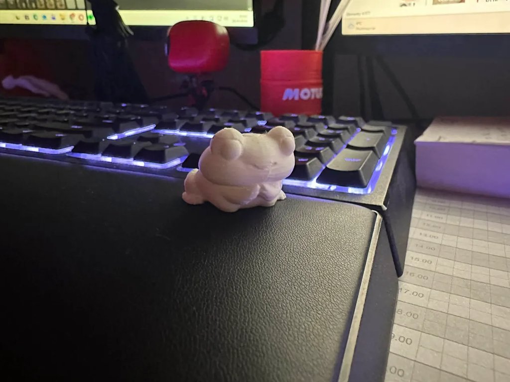 Миниатюрная лягушка – Быстрая печать, фигурка для стола