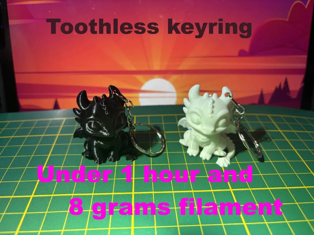 Милый брелок Беззубик