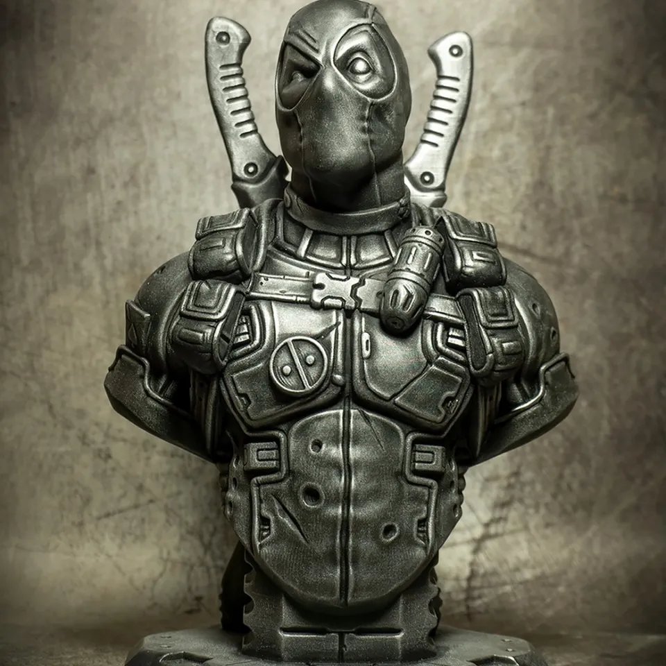 Бюст Дэдпула (Переработанная версия без поддержек)