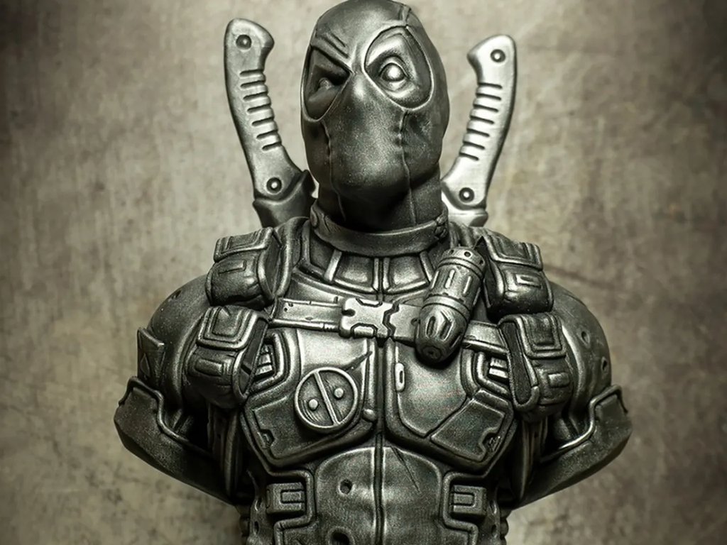 Бюст Дэдпула (Переработанная версия без поддержек)