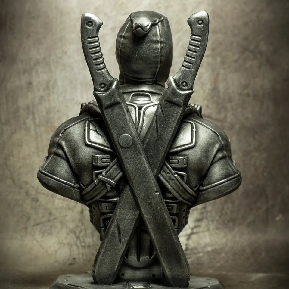 Бюст Дэдпула (Переработанная версия без поддержек)