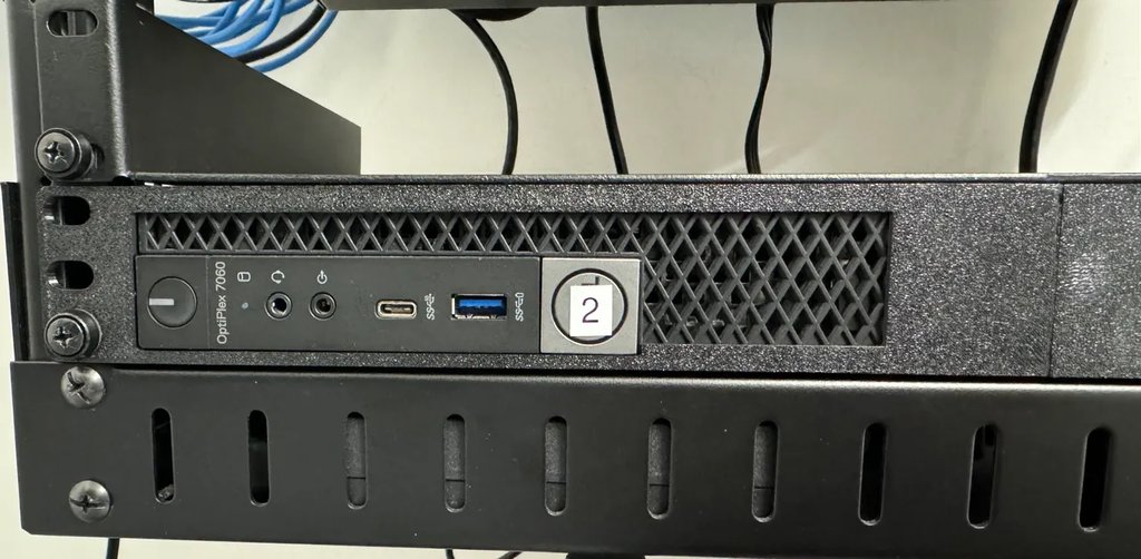 1U рэковая стойка для Dell Micro