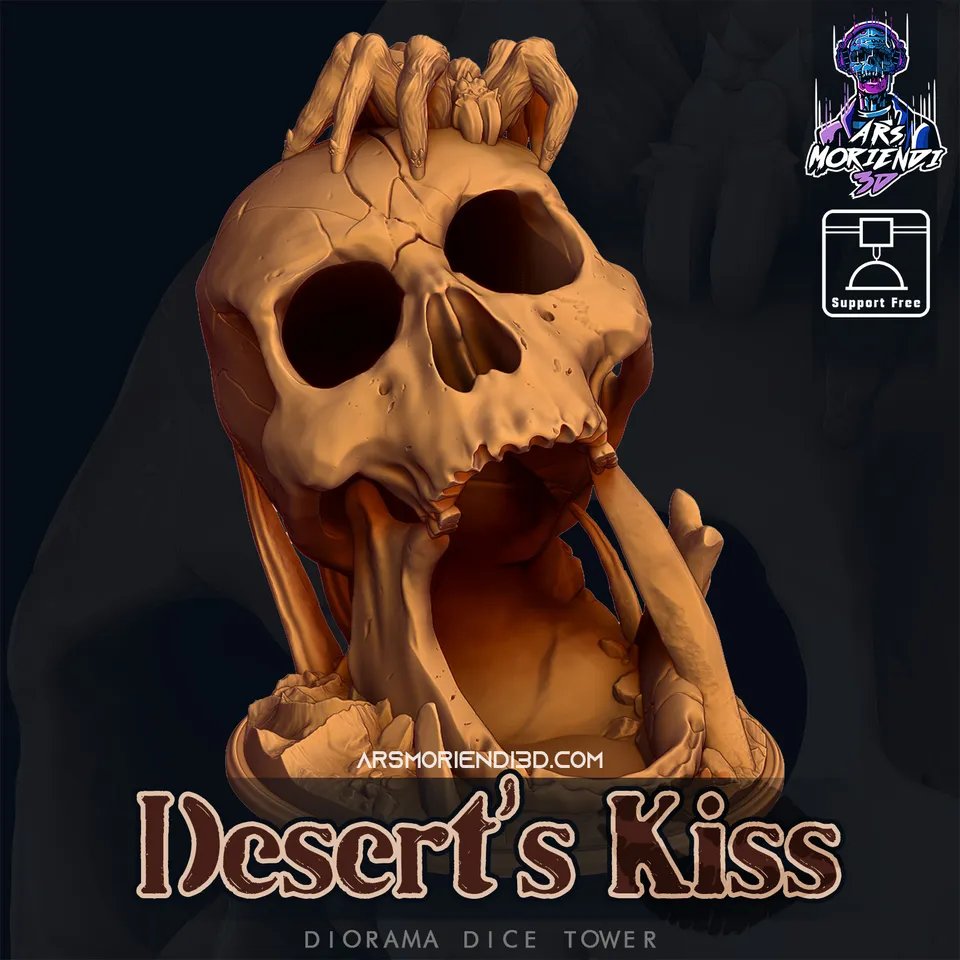 Desert's Kiss - Башня для кубиков в виде диорамы