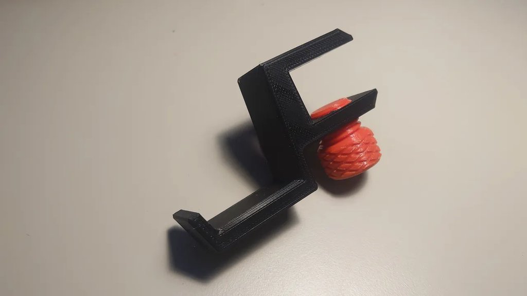 Крючок для наушников на стол [Легко печатать] [Разные варианты] / Зажим / Держатель / Вешалка