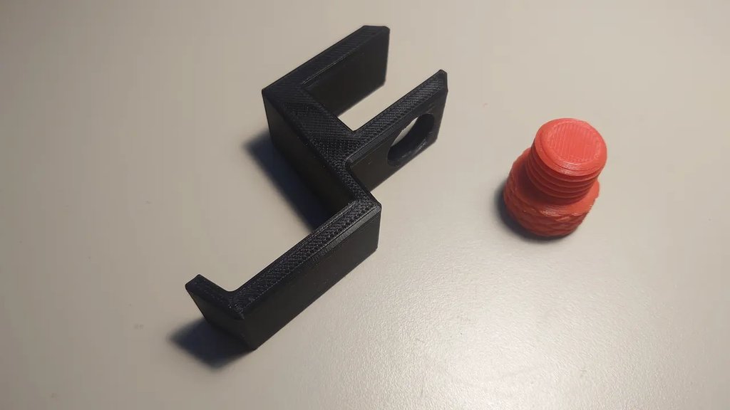 Крючок для наушников на стол [Легко печатать] [Разные варианты] / Зажим / Держатель / Вешалка