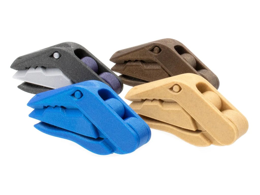 Механическая клипса-зажим Dino-Clip (печать без поддержек)