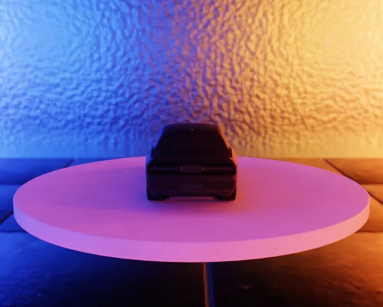 Dodge Challenger Hellcat - Модель американского масл-кара для 3D-печати