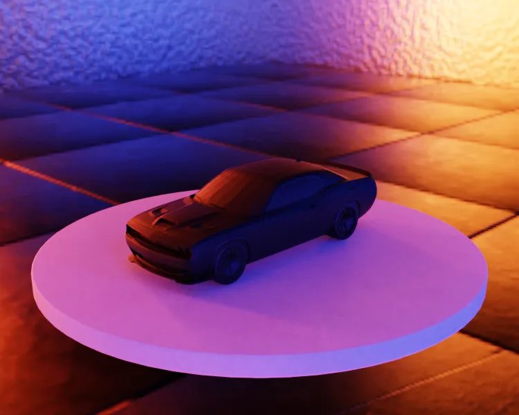 Dodge Challenger Hellcat - Модель американского масл-кара для 3D-печати