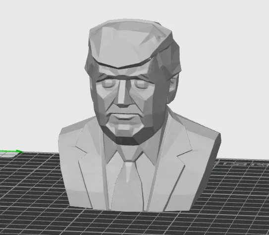 Дональд Трамп Lowpoly