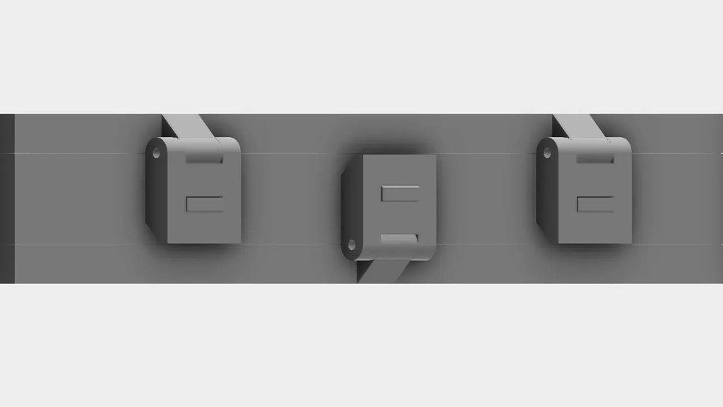 Двухсторонний ящик для блесен, напечатанный на 3D-принтере