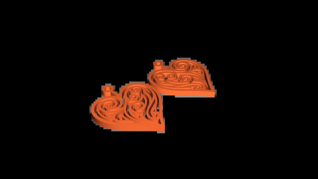 Серьги - 020 - Легкая печать