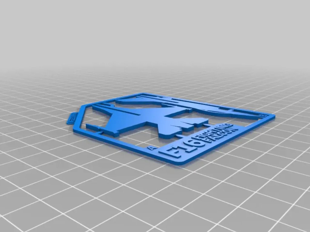 Набор деталей для сборки F-16 Fighting Falcon